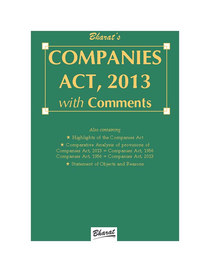 COMPANIES ACT, 2013 with Comments (Act No. 18 of 2013) (HB)